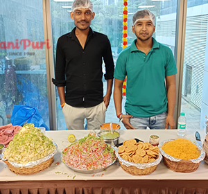 Pani Puri Catering Mumbai live chaat counter