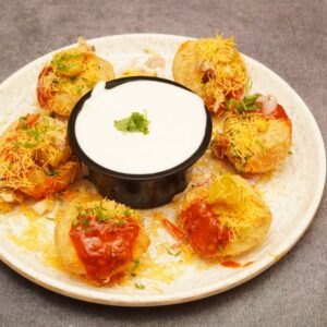Best dahi puri in Malad East served at Gupta Panipuri Center